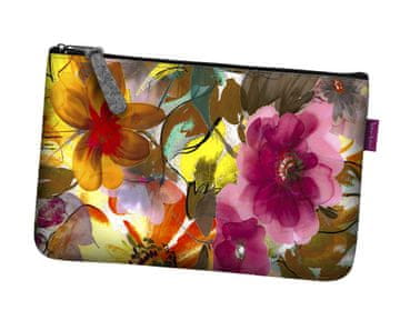 Bertoni Kozmetička torba od filca s džepnim uzorkom 24×15 cm - elegantna, udobna i s printom |