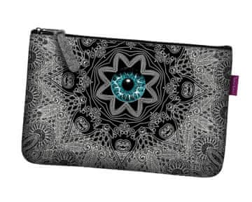 Bertoni Kozmetička torba od filca s džepnim izgledom 24×15 cm - elegantna, udobna i s printom |