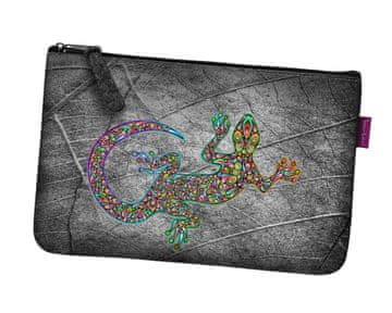 Bertoni Kozmetička torba s džepnim motivom guštera 24×15 cm - elegantna, udobna i s printom |