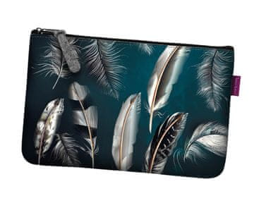 Bertoni Kozmetička torba s levitacijskim džepom od filca 24×15 cm - elegantna, udobna i s printom |