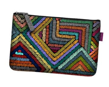 Bertoni Kozmetička torba od filca s džepom 24×15 cm - elegantna, udobna i s printom |