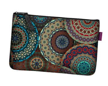 Bertoni Casablanca kozmetička torba s filcanim džepom 24×15 cm - elegantna, udobna i s printom |