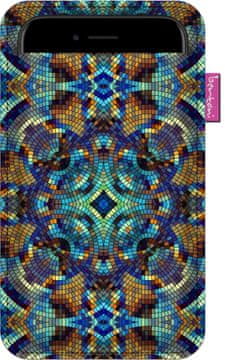 Bertoni Futrola za pametni telefon, uzorak Barcelona - ekološki filc, 105x175 mm, siva, izdržljivi print, zaštita za telefon, perivo na 40°C,