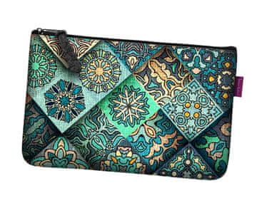 Bertoni Estera kozmetička torba s džepom od filca 24×15 cm - elegantna, udobna i s printom |
