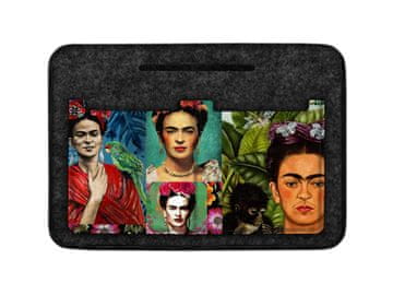Bertoni Organizator za torbicu od filca s printom Modern Frida, antracit - lagan, prostran, s džepovima,