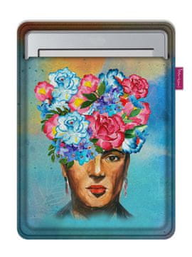 Bertoni Arco Design futrola za e-knjige 6-7" - EcoFilc, Libera print, siva, odgovara Kindleu / PocketBooku