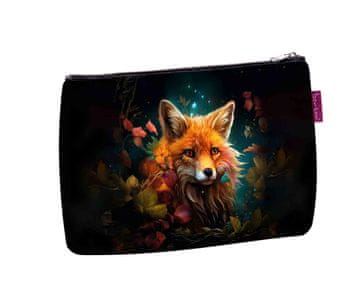 Bertoni Elegantna Solo kozmetička torba, print lisice 14×21 cm - Putna, Vodootporna, Kompaktna |