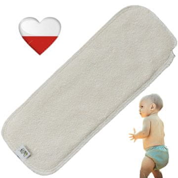 Upijajući uložak od bambusa M MIX 12x33 za pelene