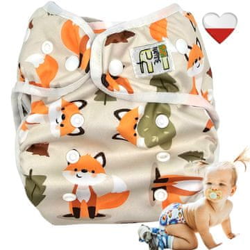 Pelene za višekratnu upotrebu COOLMAX POCKET S FOX WINGS pelene