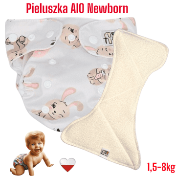 Višenamjenski džep za pelene za novorođenčad Coolmax BUNNIES