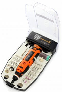 Mini brusilica 12V + pribor KD1669