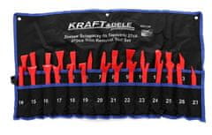 Kraft&Dele Set alata za izvlačenje tapeciranog namještaja, 27 dijelova, KD1130