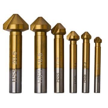 Set od 6 konusnih rezača za drvo KD983