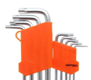 Kraft&Dele Set od 9 zvjezdastih imbus ključeva KD10295