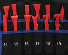 Kraft&Dele Set alata za izvlačenje tapeciranog namještaja, 27 dijelova, KD1130