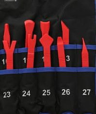 Kraft&Dele Set alata za izvlačenje tapeciranog namještaja, 27 dijelova, KD1130