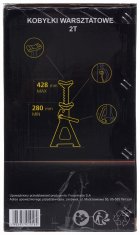 Kraft&Dele STOLOVI ZA AUTOMOBILSKE KOTAČE 2T 280-428MM KD3182