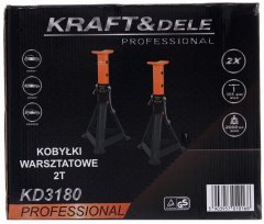 Kraft&Dele STOLOVI ZA AUTOMOBILSKE KOTAČE 2T 265-365MM KD3180