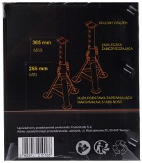 Kraft&Dele STOLOVI ZA AUTOMOBILSKE KOTAČE 2T 265-365MM KD3180