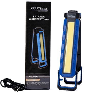 Kraft&Dele LED RADIONIČKA SVJETILJKA USB-C 1100LM 4000mAh KD3497