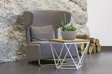 Prosperplast Splofy Low DSPM240 antracitna saksija za cvijeće