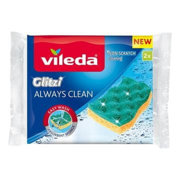 Vileda Glitzi Always Clean viskozna spužva 2 komada