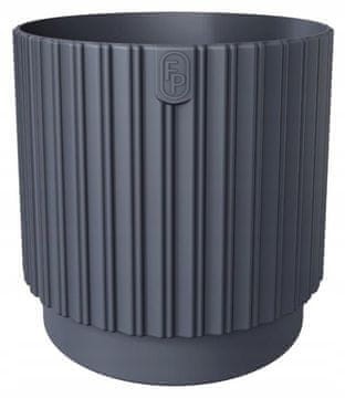 Form-Plastic Mika Cyli Petit Eco reciklirana saksija za cvijeće 14 antracit oblika-plastika