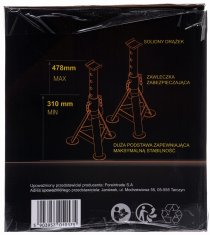 Kraft&Dele STOLOVI ZA AUTOMOBILSKE KOTAČE 3T 310-478 MM KD3181