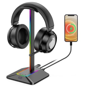 Mozos D12 RGB LED stalak za slušalice preko uha