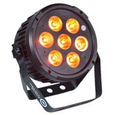 4M crno PAR 7x10W rgbwa LED jako svjetlo