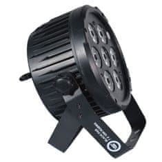 4M crno PAR 7x10W rgbwa LED jako svjetlo
