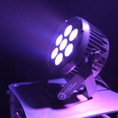 4M crno PAR 7x10W rgbwa LED jako svjetlo