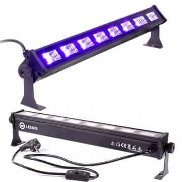 4M LED BAR UV 8 traka LED snopa 8x3W ultraljubičasto