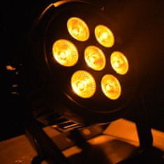 4M crno PAR 7x10W rgbwa LED jako svjetlo