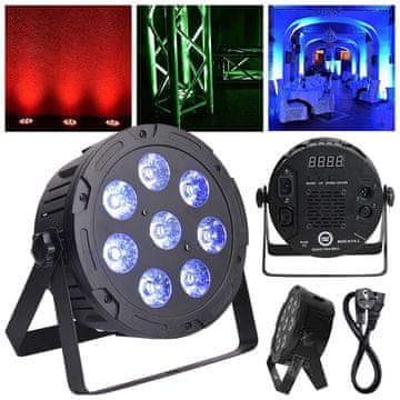 4M četverostruki PAR 8x10W mkii rgbw LED tanki ravni