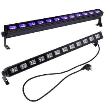 4M UV BAR 12 LED traka s ultraljubičastim snopom