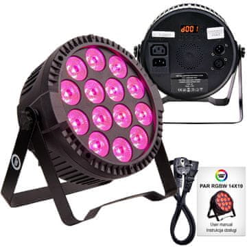 4M PAR RGBW 14x10 LED scenska reflektorska svjetiljka