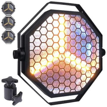 EVO+ lumeno retro vintage scenska rasvjeta reflektor toplo bijela + RGB