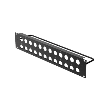 One Prazan rack za patch panel 19" 2U za 24 D-tip utičnice RACK2U24