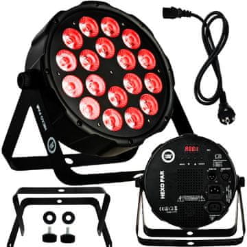 4M hexo PAR 18x12W RGBWA-UV scenski reflektor LED rasvjeta za dekoraciju zabavnih svjetla
