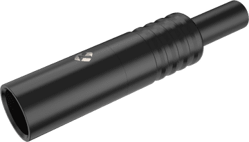 One RMX3M-B muški 3-pinski mini XLR kabelski konektor