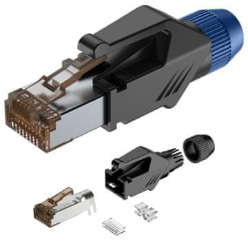 One RJ45C5E-PH-BU RJ45 utikač s poklopcem
