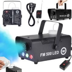 4M FM 500 LED V2 uređaj za maglu, bežični daljinski upravljač, žičani kontroler, svjetlosni efekt 500 W, 3x1 W RGB