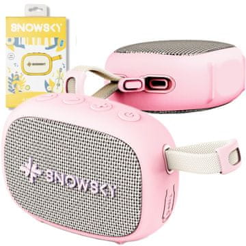 Fiio Snowsky Anywhere - ružičasti - Prijenosni Bluetooth zvučnik