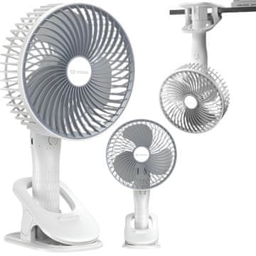 Mozos F33 BEŽIČNI VENTILATOR S KOPČOM I BATERIJOM