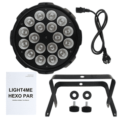 4M hexo PAR 18x12W RGBWA-UV scenski reflektor LED rasvjeta za dekoraciju zabavnih svjetla