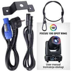 4M focus 100 spot prstenasta pomična glava LED scenska rasvjeta