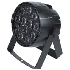 4M P12 LED PAR RGBW Mali reflektor za scensku rasvjetu, svjetlo za dekoraciju + daljinski upravljač