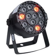 4M P12 LED PAR RGBW Mali reflektor za scensku rasvjetu, svjetlo za dekoraciju + daljinski upravljač