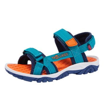 Trollkids Dječje sportske sandale za dječaka/djevojčicu Trollkids Kids Oslofjord Sandal lake blue/bright orange (268-190) 31.0